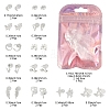 2 Pairs Alloy Stud Earrings for Women EJEW-FS0001-27K-6