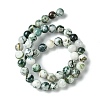 Natural Tree Agate Beads Strands G-K194-8mm-02-4