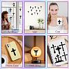 12 Sheets 6 Styles Religion Self-Adhesive PVC Waterproof Picture Stickers DIY-WH0605-005-6