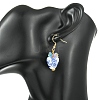 Handmade Porcelain & Acrylic Beads Dangle Earrings for Women EJEW-JE07329-02-2