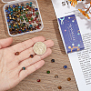 160Pcs 8 Colors Transparent Glass Beads GLAA-SC0003-52-3