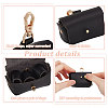 Imitation Leather Wedding Ring Storage Case with Alloy Clasps and PVC Stickers for Pet AJEW-FG0004-27B-4