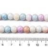 Ombre Effect Dyed Glass Beads Strands X-GLAA-T031-01O-06-6