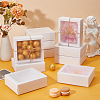 Cardboard Drawer Gift Storage Boxes with Clear Cover CON-WH0092-72B-01-6