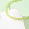 4MM Dyed Natural Green Jade Round Beaded Necklaces GG-CBAA808-04P-A-3