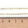 Brass Cable Chain Necklaces SW028-G-4