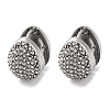 304 Stainless Steel Rhinestone Hoop Earrings for Women EJEW-Z076-05P-05-1