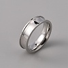201 Stainless Steel Grooved Finger Ring Settings STAS-WH0027-27C-P-1