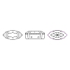 Preciosa® MAXIMA Crystal Sew-On Cups LS-Y-PRC-SE15-00030-235-G-5