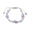 3Pcs 3 Colors Handmade Porcelain Beaded Bracelets BJEW-JB12473-3