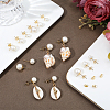 304 Stainless Steel Stud Earring Findings EJEW-SP0001-17B-3