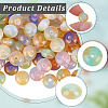 108Pcs 9 Colors Opaque Resin Beads FIND-PA0001-75-5