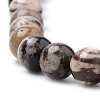 Natural Zebra Jasper Beads Strands G-S259-30-6mm-3