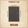 Rectangle Leather Travel Passport Wallet Cover AJEW-WH20096-54A-2