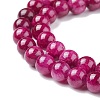 Natural Mashan Jade Round Beads Strands G-D263-6mm-XS11-3