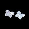 Iridescent Plating Acrylic Bead Caps AC-CBA81FF-03-3