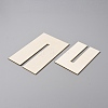 5Pcs Wood Bow Tie Boards DIY-WH0049-10-2