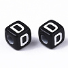 Opaque Acrylic Beads SACR-N002-01D-3