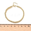 4MM Round 304 Stainless Steel Beaded Bracelets for Man and Women SA-CBAB767-15G-5