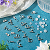 24Pcs 3 Styles 316 Stainless Steel Clip-on Earring Findings STAS-TA0006-31P-5