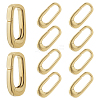 10Pcs Brass Spring Gate Rings KK-FH0008-17A-1