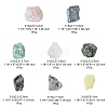 8Pcs Natural Lapis Lazuli & Ruby in Zoisite & Rose Quartz & Quartz Crystal & Amethyst & Fluorite & Citrine & Green Fluorite Tumbled Stone Sets DIY-FS0007-10A-4