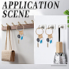 Iron Keychain Clasps FIND-SP0003-72G-4
