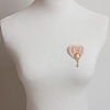 Heart Lace Brooches X-JEWB-N0001-036-3