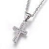 304 Stainless Steel Pendant Necklaces NJEW-O108-30P-2
