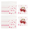 2 Bags Flower Printed OPP Cellophane Self Seal Bags OPC-TADJ0001-01-1