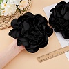 Polyester Flower Brooches JEWB-WH0021-54A-3