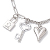 Alloy Charms Bracelets BJEW-JB12747-3