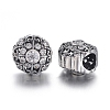 Hollow 925 Sterling Silver European Beads OPDL-L017-053TAS-2