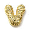Brass with Cubic Zirconia Pendants KK-Q818-02V-G-1