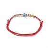 Adjustable Nylon Thread Braided Bead Bracelets BJEW-JB05034-01-3