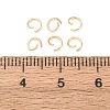 Brass Open Jump Rings KK-G604-08G-19-3