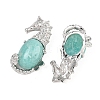 Natural Amazonite Pendants G-A315-03B-P-2