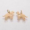 304 Stainless Steel Puppy Pendants LS-STAS-Q201-T464G-2
