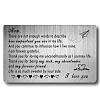 Rectangle 201 Stainless Steel Custom Blank Thermal Transfer Wallet Card DIY-WH0252-017-1