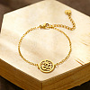 304 Stainless Steel Dragon Link Bracelets WG00EFE-02-1