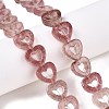 Natural Strawberry Quartz Beads Strands G-N342-93-4