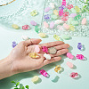 80Pcs 2 Styles Opaque Acrylic Beads OACR-TA0004-90-6