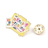 Keep Creating Enamel Pins JEWB-F044-01B-G-3