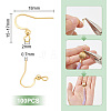 100Pcs 304 Stainless Steel French Earring Hooks STAS-UN0058-79-3