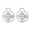 Non-Tarnish 304 Stainless Steel Hoop Earrings EJEW-P271-02A-P-1