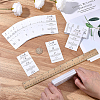 240Pcs Floral Print Paper Care Instructions Cards AJEW-FG0005-62F-3