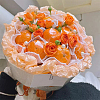 Polyester Flower Bouquet Wrapping Mesh Paper ORIB-WH0005-08A-5