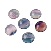 Natural Colorful Fluorite Cabochons G-T020-18mm-36-1