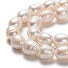 Natural Cultured Freshwater Pearl Beads Strands PEAR-L033-86-2