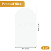 1Pc Polyester Wedding Arch Cover Cloth DIY-CN0003-60B-2